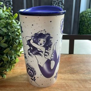 STARBUCKS 2016 Sailor Edition Siren Tattoo Tumbler 12oz HTF